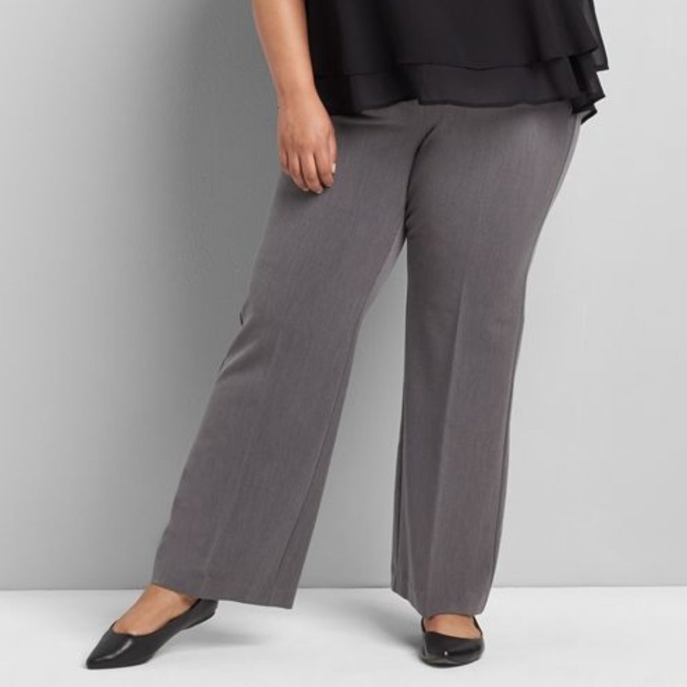 Lane Bryant Womens Gray Pants - Picture 1 of 4